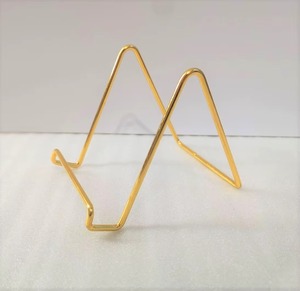 Home Decor Living Room Indoor Tabletop Durable Design Minimalist Metal Geometric <b>Easel</b> Stand - Product Image 3