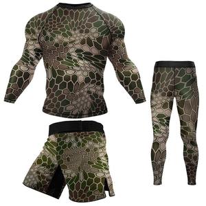 Nuevo Conjunto de Compresión Unisex para Invierno, 2 Piezas, Ropa Deportiva, Camiseta de Manga Larga y Leggings, Ropa de Gimnasio, Entrenamiento Físico - Product Image 2