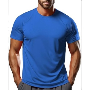 Camiseta Clásica de Cuello Redondo para Hombre, Material Suave y Transpirable, Manga Corta, Corte Regular, Ropa Informal - Product Image 3