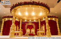 Décoration de Mandapam pour mariage indien, style Kalyana, pour mariages en Inde du Sud et au Sri Lanka, idéal pour les mariages en destination.
