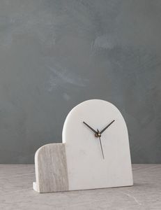 Luxury Natural Marble <b>Wall</b> <b>Clock</b> Modern <b>Silent</b> Quartz Decorative Stone <b>Clock</b> for Living Room Home Office Elegant Interior Decor - Product Image 3