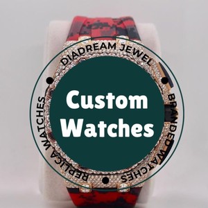 Elegante reloj de acero inoxidable para hombre con Moissanite VVS Clarity Diamonds Esfera analógica elegante Pantalla Ventana de vidrio - Product Image 2