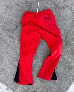 Ensemble de sportswear décontracté pour homme, imprimé sérigraphié, en coton doux et confortable, avec design superposé et broderie tricotée - Product Image 5