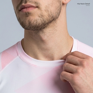 Custom Half Sleeve Compression Shirt for Men Sports Training Gym Workout Quick Dry Athletic Performance Top - Product Image 4