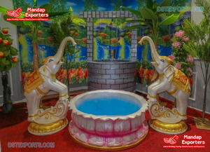 Mariage indien du sud Mangala Snanam décor accessoires traditionnel mariage indien du sud Haldi configuration mariage Dhoti cérémonie décoration - Product Image 4