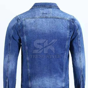 Veste en jean pour homme, prix bas, haute qualité, logo personnalisé imprimé, grande taille, respirante, veste d'hiver personnalisée pour homme - Product Image 2