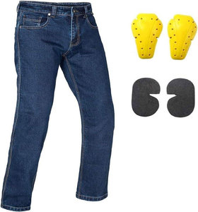 Custom Logo Front Breathable Motorcycle Riding Denim Jeans Polyester/Cotton Protective Biker Pants OEM ODM - Product Image 1