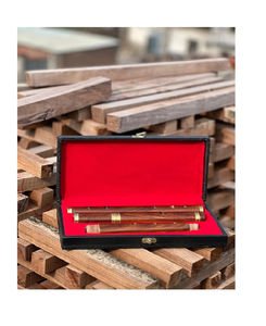 Flûtes en bois de rose avec étui en bois, flûte irlandaise professionnelle à trous ouverts, flûte en Ré avec 6 clés, fabriquée en bois de Sheesham. Classique - Product Image 3