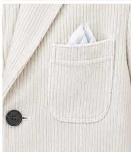 Manteau long couleur crème pour femme, manches longues, fermeture à boutons - Product Image 5