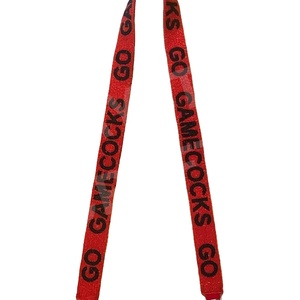 GO GAMECOCKS Sangles de sac à perles de rocaille personnalisées en or blanc Sangle de sac à main perlée pour sacs Accessoires de mode - Product Image 1