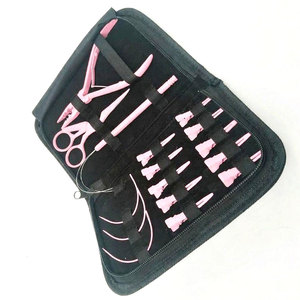 Kit Profesional de Extensiones de Cabello Rosa para Salón y Uso Personal, Juego Completo de Herramientas para Extensiones de Cabello para una Aplicación Fácil - Product Image 6