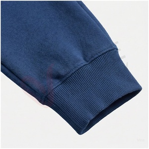 Ensemble de survêtement bleu à capuche pour homme, manches longues, couleur unie, décontracté, respirant, coupe régulière, pour l'automne, avec poches latérales - Product Image 6