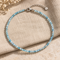 Collier de perles facettées rondes en pierre naturelle, bijoux faits à la main en pierres précieuses pour femmes et hommes, cadeau