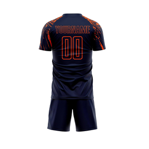 Vente en gros d'uniformes de football personnalisés de haute qualité, manches courtes, nom et numéro du joueur, design par sublimation, col en V, qualité supérieure, prix abordable - Product Image 5
