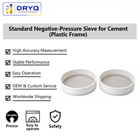 Apertures 0.045mm and 0.08mm High Accuracy IP65 Protected Standard Negative-Pressure Sieve for Cement Plastic Frame