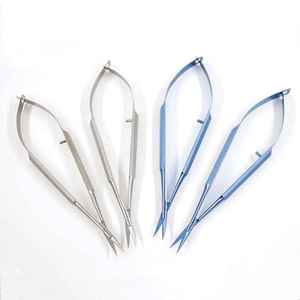 Ciseaux microscopiques Castroviejo, ciseaux orthopédiques pour tenotomie, ciseaux manuels pour microchirurgie ophtalmique, acier inoxydable, précision chirurgicale - Product Image 6