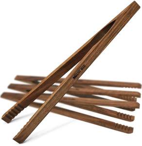 Pinzas de Bambú Extra Grandes Jinjiang para Cocina, Pinzas Largas para Chef, Ligeras, Ecológicas, de Alta Calidad, 10 Piezas - Product Image 2