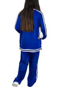 Ensemble de vêtements de sport décontractés pour femmes, 2 pièces, short et t-shirt à col rond, couleur unie, 100% coton, tricot respirant, séchage rapide - Product Image 6