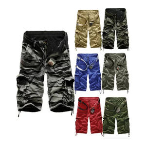 Shorts en jean vintage pour homme, coupe ample, taille haute, respirants, écologiques, avec détails déchirés - Product Image 4