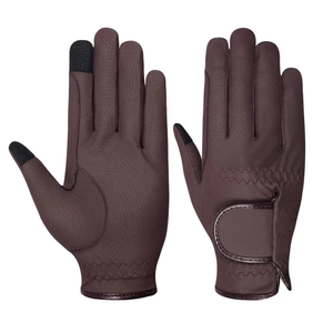 Gants d'équitation en cuir respirants et anti-UV de haute qualité pour l'été, personnalisables en gros pour le sport et les activités équestres en extérieur - Product Image 1