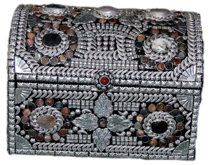 Rectangle Shape Luxury Handmade Carved Metal Lac <b>Boxes</b> Custom Jewelry Case <b>Gift</b> Packaging for Thanksgiving - Product Image 2