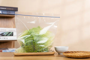 Leak-proof Microwaveable Zipper Storage Bags for Food PE Material Reusable & Easy to Clean Safe for <b>Kitchen</b> Organization - Product Image 5