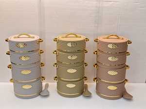 Ensemble de 5 casseroles isothermes de luxe Anax en acier inoxydable avec couvercles, revêtements antiadhésifs et antirouille, 1,5L/2,5L/4L - Product Image 5