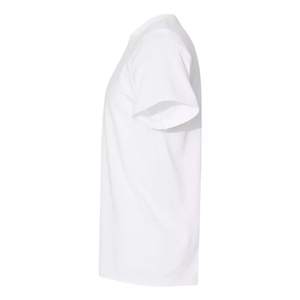 Custom Made Breathable Quick Dry Men's Workout T-shirt with Front Logo Short Sleeves Regular Fit 100% Cotton Fabric - Product Image 6