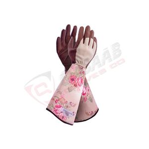 Gants de jardinage respirants à manches longues avec imprimé Floral - Product Image 2