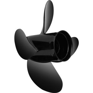 Hélice de bateau hors-bord en aluminium à 4 pales, 14'' x 19'', compatible avec les moteurs 2 temps de 135 à 300 CV, référence 48 8M0084495 - Product Image 1