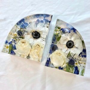 Decorative Resin <b>Bookends</b> With Contemporary Luxury Design For Home Library Office Desk And Living Room - Product Image 1