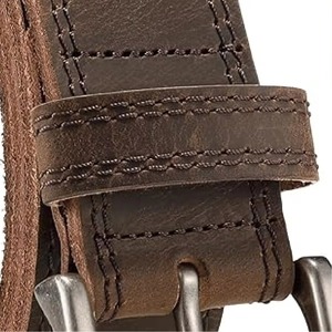 Cinturones de Cuero Genuino Elegantes en Venta, Nuevos Cinturones de Cuero Vacuno Sólido 2026 con Hebilla de Aleación - Product Image 6