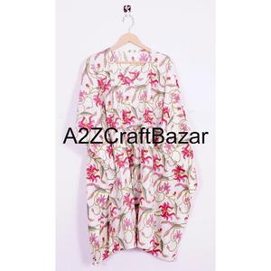 Nouvelle arrivée : robe courte kaftan et tunique à imprimé floral, élégante robe indienne en coton pour femme, cadeau pour elle - Product Image 6