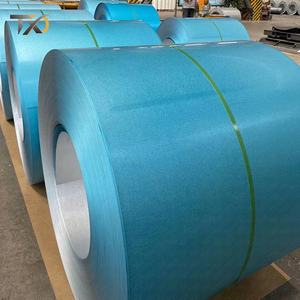 Bobina de Acero Galvanizado Prepintado <span class=keywords><strong>PPGI</strong></span> a Bajo Precio, Lámina para Techos con Recubrimiento de <span class=keywords><strong>Color</strong></span> (Pintura Superior 10-30μm, Pintura Trasera 50-25μm) - Product Image 5