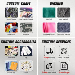 Custom Men's Acid Washed Sunfade <b>Tshirts</b> 100%cotton Blank Heavyweight Streetwear Distressed Oversized Boxy Fit T-shirts for Men - Product Image 5