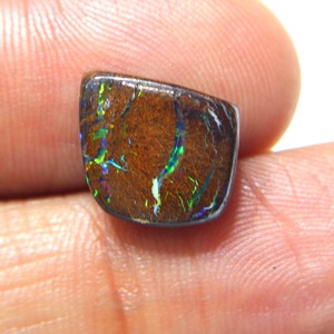 Ópalo de Boulder Australiano Natural, Cabujón de Ópalo de Fuego Verde de Boulder Australiano para Joyería, Piedra Preciosa - Product Image 1