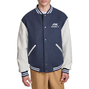 Chaqueta Letterman de tacto suave, chaqueta Letterman de tacto premium, chaqueta Letterman con costuras duraderas para hombre - Product Image 1