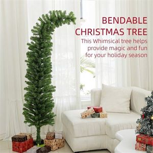 Albero di Natale Artificiale Pre-Illuminato da 180 cm - Pino di Lusso in PVC con Supporto in Metallo Pieghevole, Decorazioni di Alta Qualità, Grande e Artificiale - Product Image 5