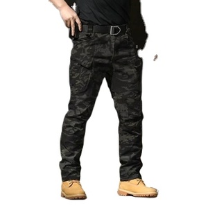 Pantalons de ville à poches multiples Vêtements pour hommes Pantalons décontractés pour hommes Pantalons d'extérieur Pantalons imperméables - Product Image 1