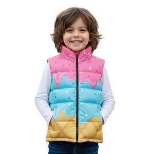 Chaleco sin mangas para mujer al por mayor, con cuello alto, cremallera, bolsillos, impermeable, cortavientos, para nieve, relleno 100% poliéster - Product Image 3