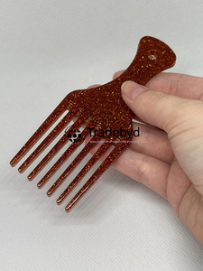 Peine de Resina Ecológico de Estilo Hada de Tradebyd, Herramienta Elegante para el Cuidado del Cabello, para Cabello Grueso, Rizado, Liso y Ondulado - Product Image 2