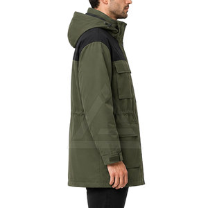 Oversized Parkas <b>Jacket</b> For <b>Men</b> Winter Outdoor Casual Wear Loose Fit Warm Hooded <b>Long</b> <b>Jacket</b> Fashion Streetwear Apparel - Product Image 5