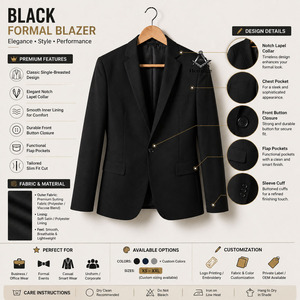 Blazer HMR tendance, de haute qualité, respirant, écologique, à séchage rapide, léger, style unique, Alpha Kapa, double boutonnage - Product Image 6