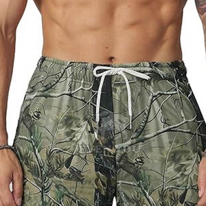 Pantalones Cortos con Estampado de Jungla de Último Diseño para Hombre, Estilo Urbano Moderno, Cómodos para el Uso Diario en Verano - Product Image 3