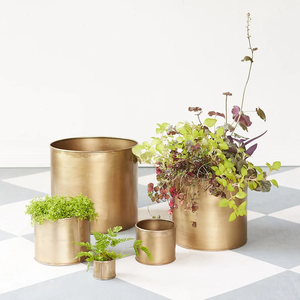 Brass Planter Pot Eco-Friendly Brass Flower Pot Exclusive Sale Eco-Friendly Indoor/<b>Outdoor</b> Plant Pot - Product Image 5