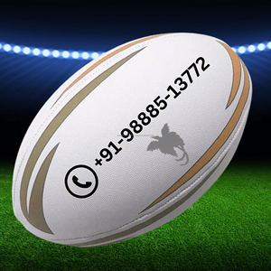 บอลรักบี้ลีก NRL พร้อมด้ามจับที่ดีที่สุดปรับแต่งโลโก้คลับและการสร้างแบรนด์ - Product Image 2