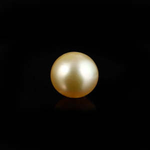 Perle dorée de qualité supérieure, pierre précieuse non montée de 3,05 carats pour bijoux fins - Product Image 1