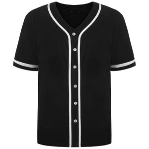 Maillots de baseball personnalisés en gros à faible MOQ, maillots vintage, maillots tendance pour les labels de streetwear américains en gros - Product Image 2