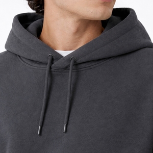 Ensemble sweat à capuche et short pour homme, couleur unie, style décontracté, deux pièces, tenue de sport confortable pour homme - Product Image 4