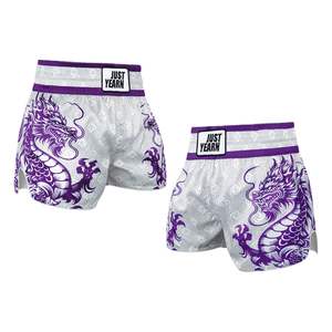 Pantalones Cortos de Muay Thai para Hombre, Estampado de Cobra Satinado, Cintura Elástica, para Entrenamiento de Gimnasio, Kickboxing, Ligeros, Coloridos - Product Image 6